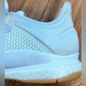 Adidas Crazyflight X Volleyball trainers Cream & Off-White size 8.5 sneakers